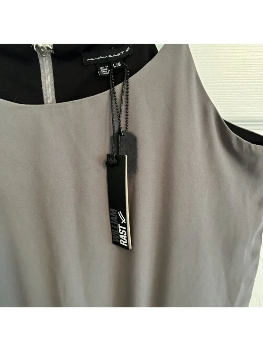 William Rast Gray Pocket Romper SZ L Justin Timberlake & Trace Ayala Collab NWT - Picture 4 of 11